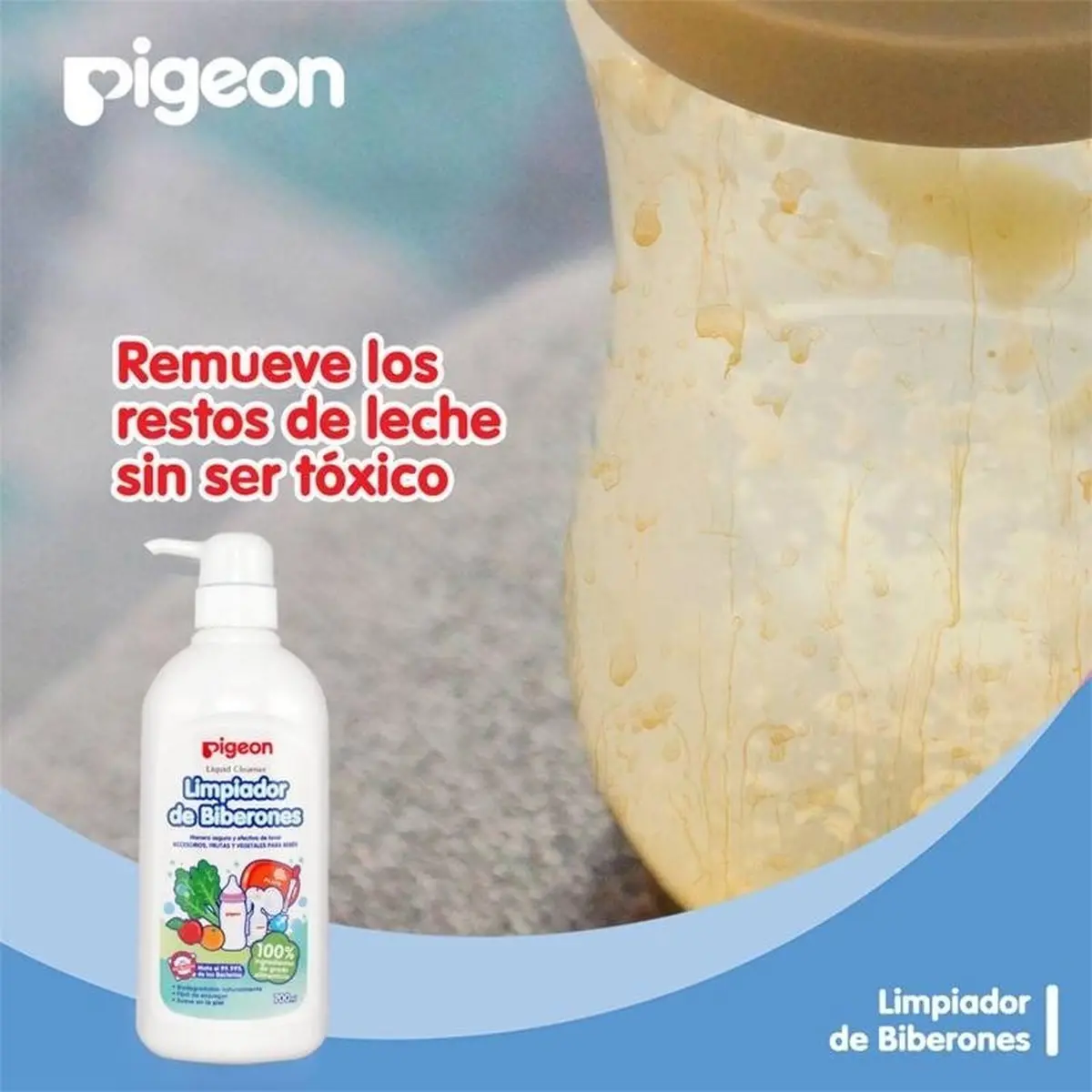 Limpiador De Biberones Liquido 700 Ml - G12955 Pigeon 1