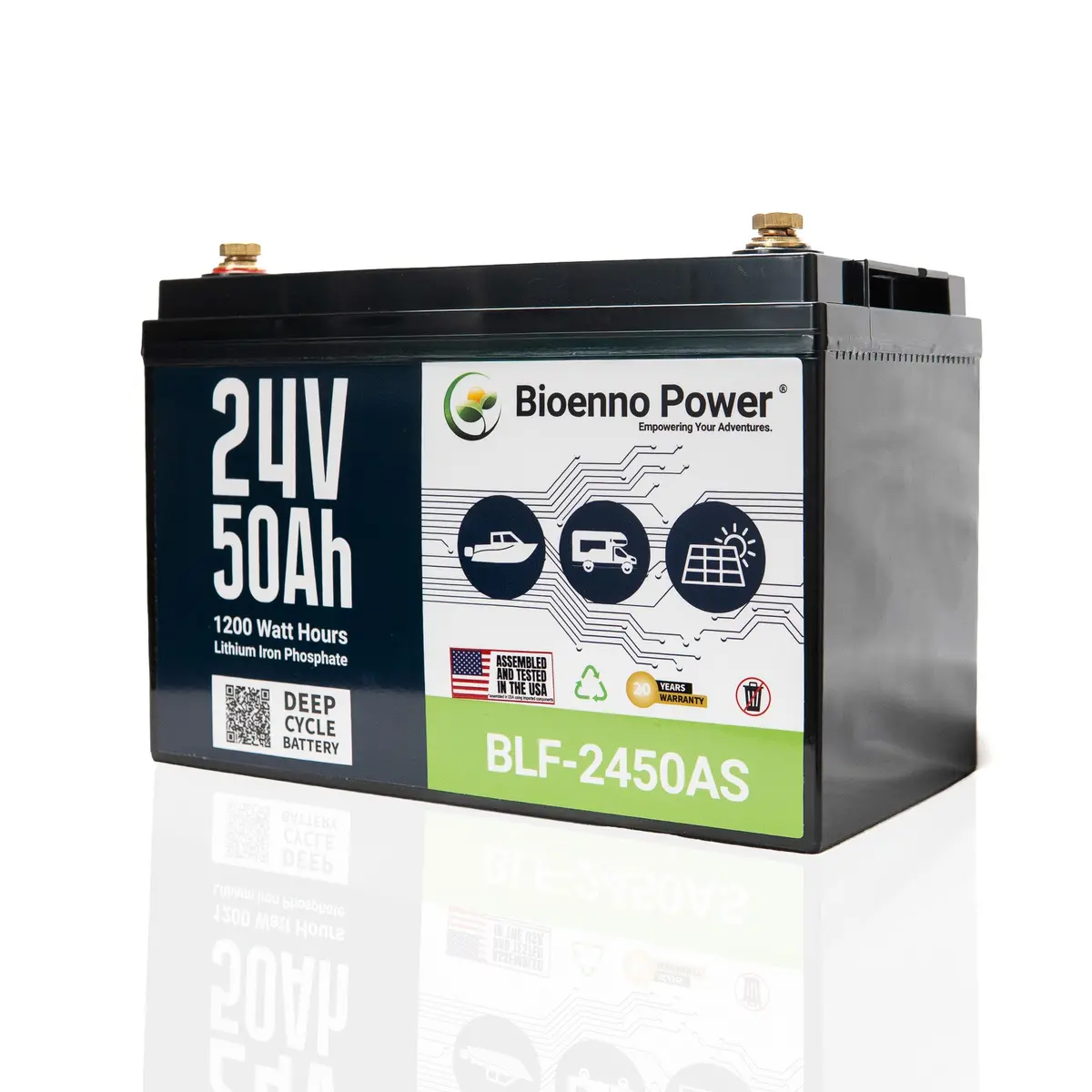 24V, 50Ah Lfp Battery (Abs, Blf-2450As) 2