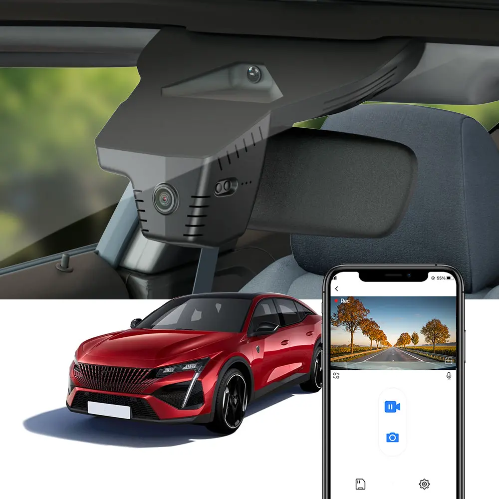 Fitcamx Dash Cam For Peugeot 408, 408Gt Phev 2024 2025 1