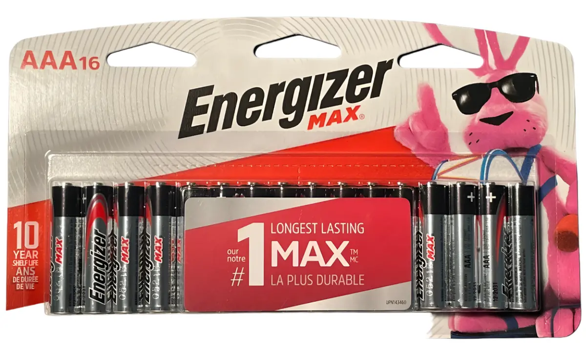 Energizer Max Aaa Batteries Alkaline -16 Pack - 1