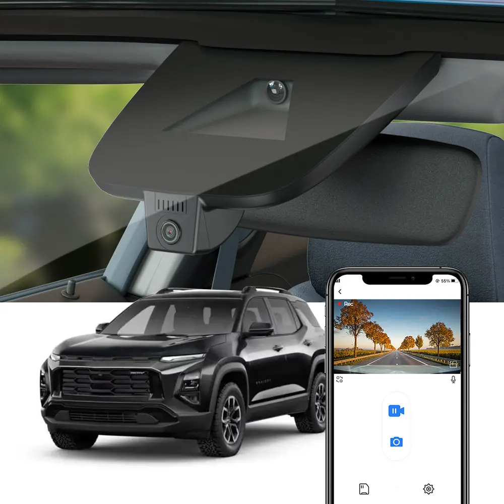 Fitcamx Dash Cam For Chevrolet Chevy Equinox, Equinox Ev, 2024 2025 1