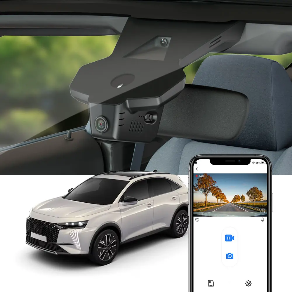 Fitcamx Dash Cam For Ds 7  (E-Tense) Facelift 2024 2025 1