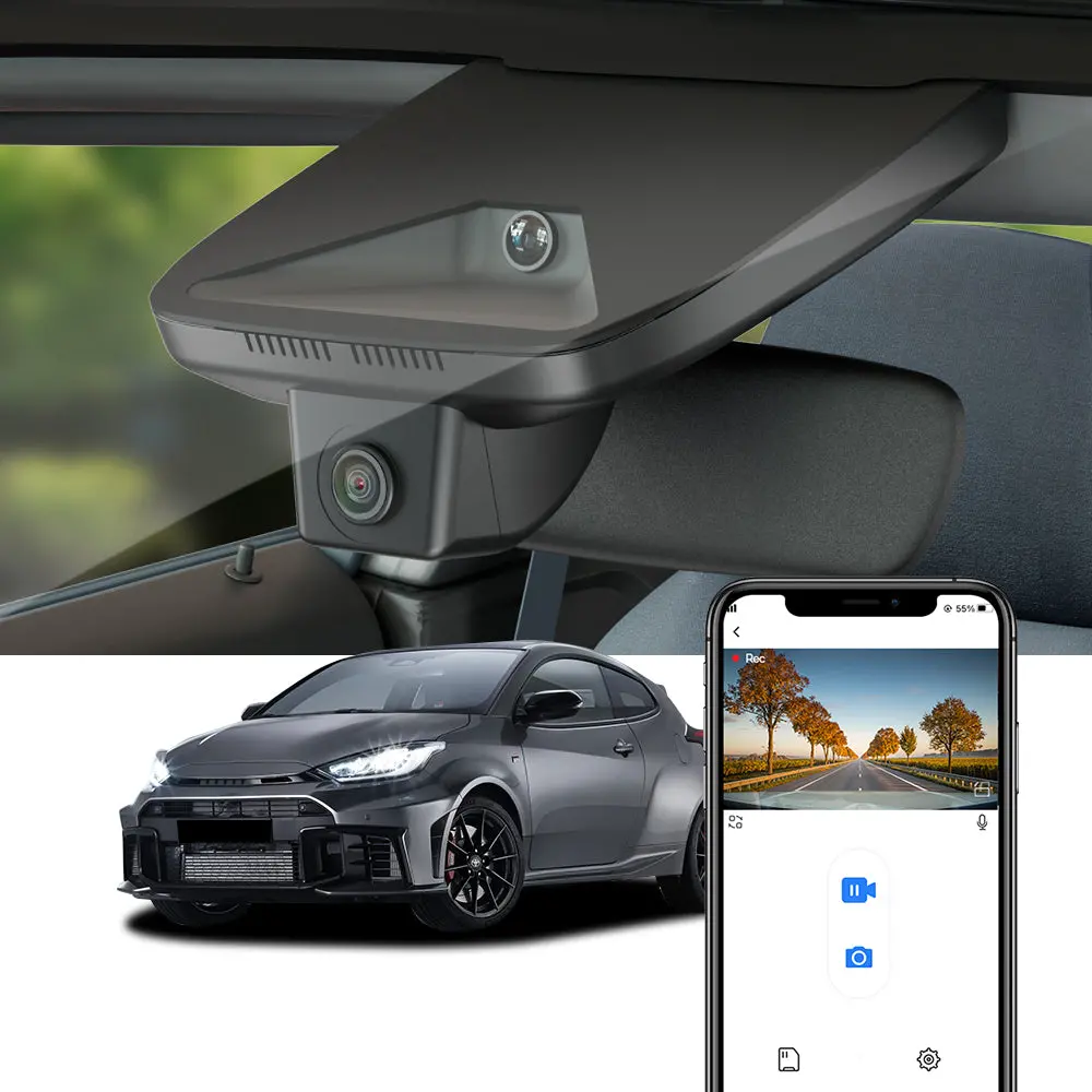Fitcamx Dash Cam For Toyota Gr Yaris (Gen 2) Facelift 2024 2025 1