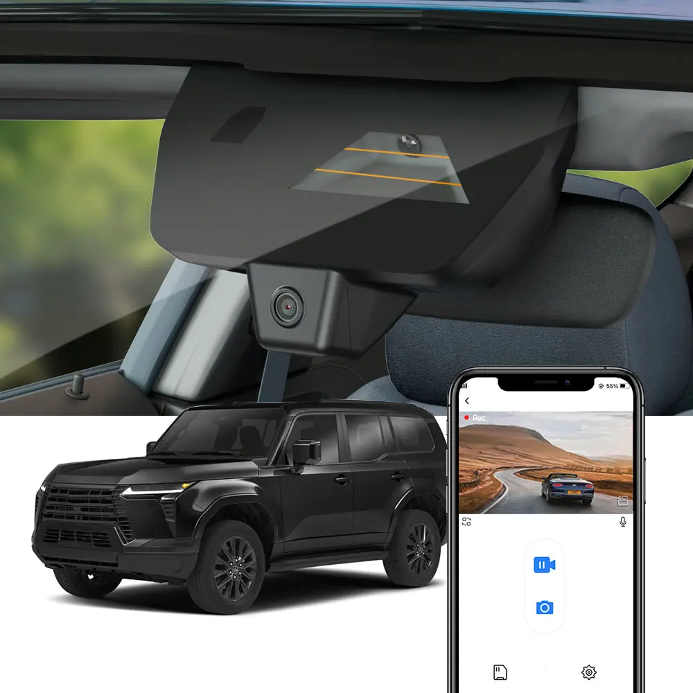 Fitcamx Dash Cam For Lexus Gx550 Gx550h 3Rd Gen J250 2024-2026 1