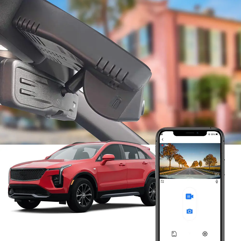 Fitcamx Dash Cam For Cadillac Xt4 2024-2026 1