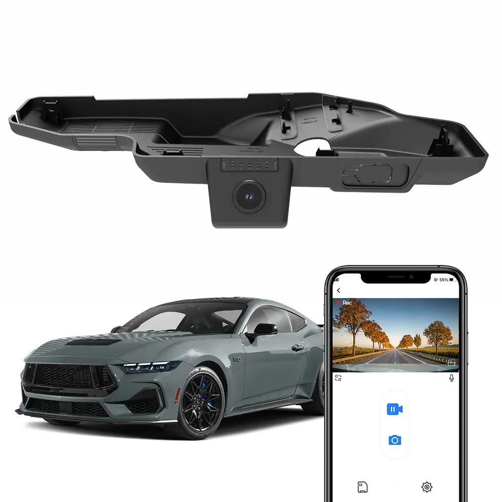 Fitcamx Dash Cam For Ford Mustang 2024-2026  (S650 7Th Gen) 1