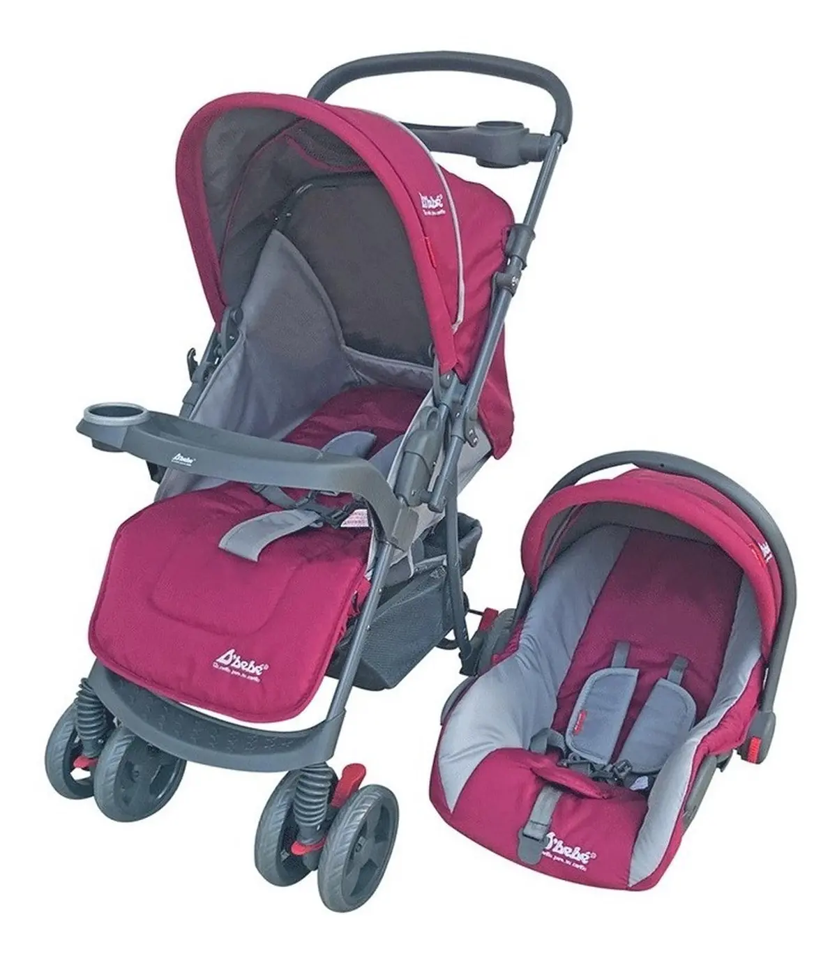 Carriola Travel System Star Baby Negro De Bebe 41 Negro 1