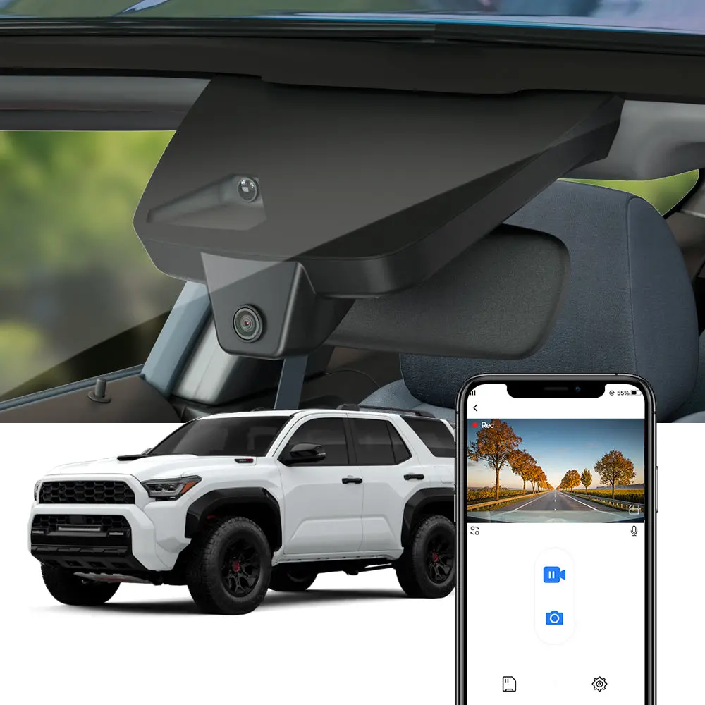 Fitcamx Dash Cam For Toyota 4Runner 2025 2026 1