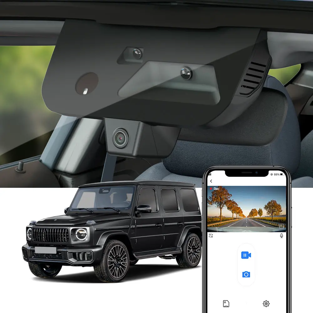Fitcamx Dash Cam For Mercedes-Benz G-Class G 550 450D G63 (W465) 2025-2026 1