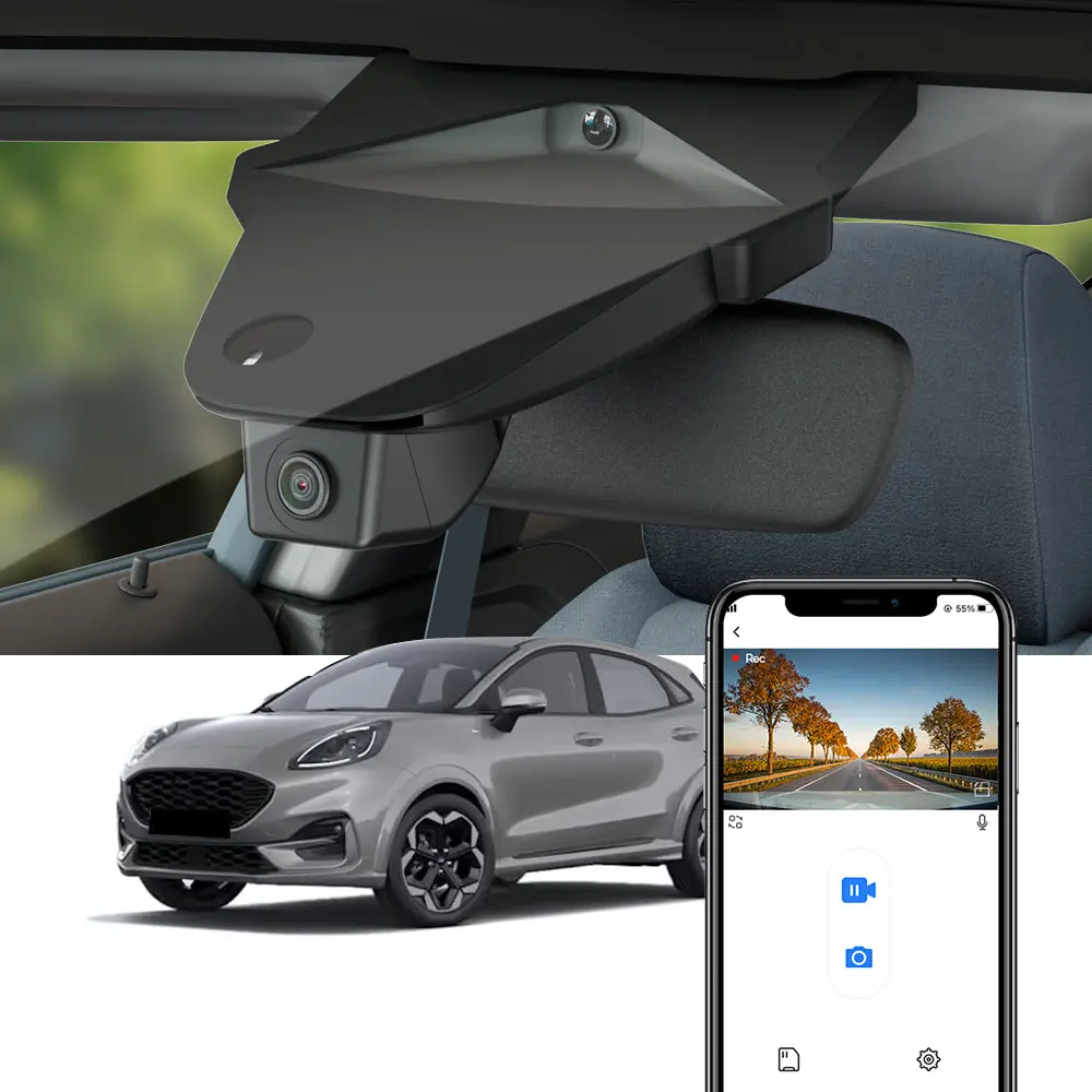 Fitcamx Dash Cam For Ford Puma 2024-2026 1