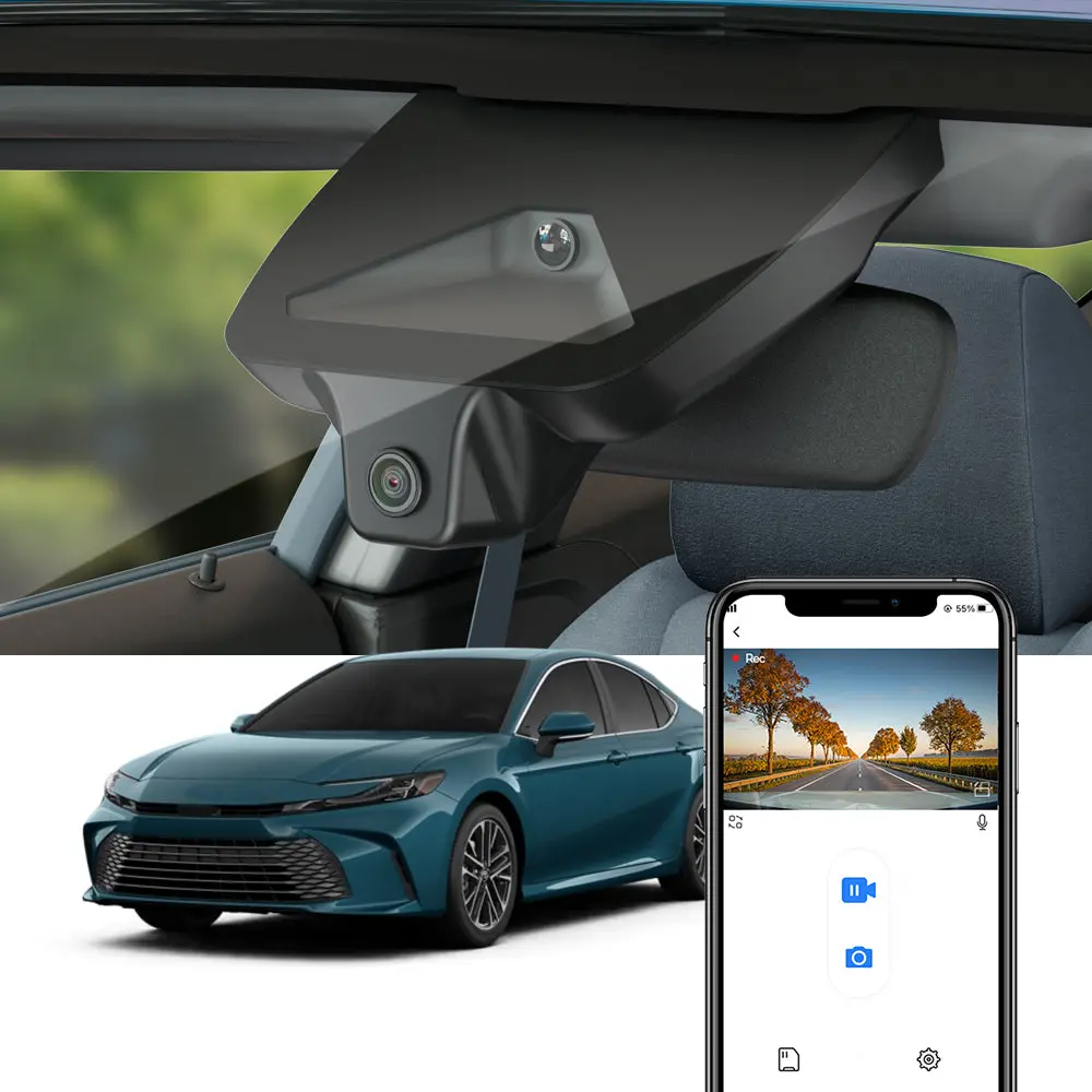 Fitcamx Dash Cam For Toyota Camry 2025 2026 1