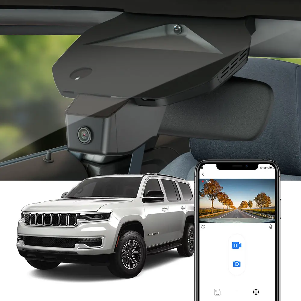 Fitcamx Dash Cam For 2025 2026 Jeep Wagoneer 1