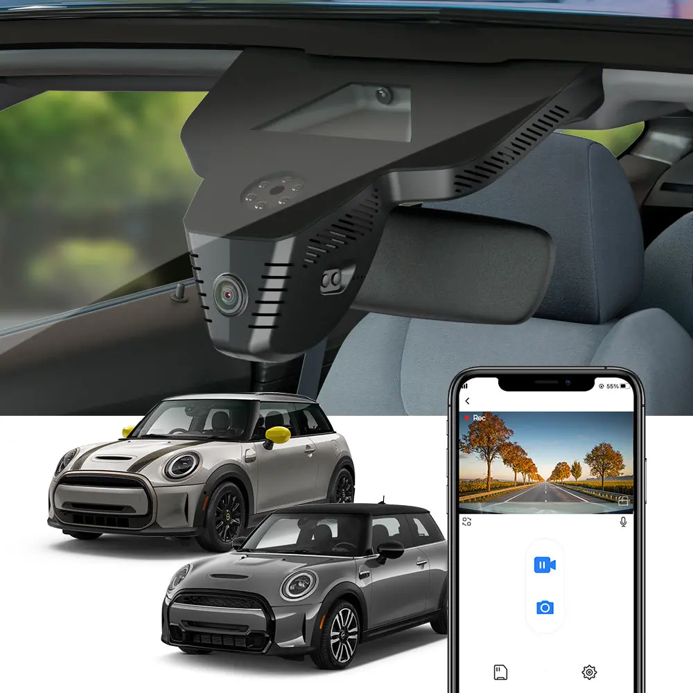 Fitcamx Dash Cam For Bmw Mini Cooper, Cooper S, Hatchback, Electric Ev 2025 1