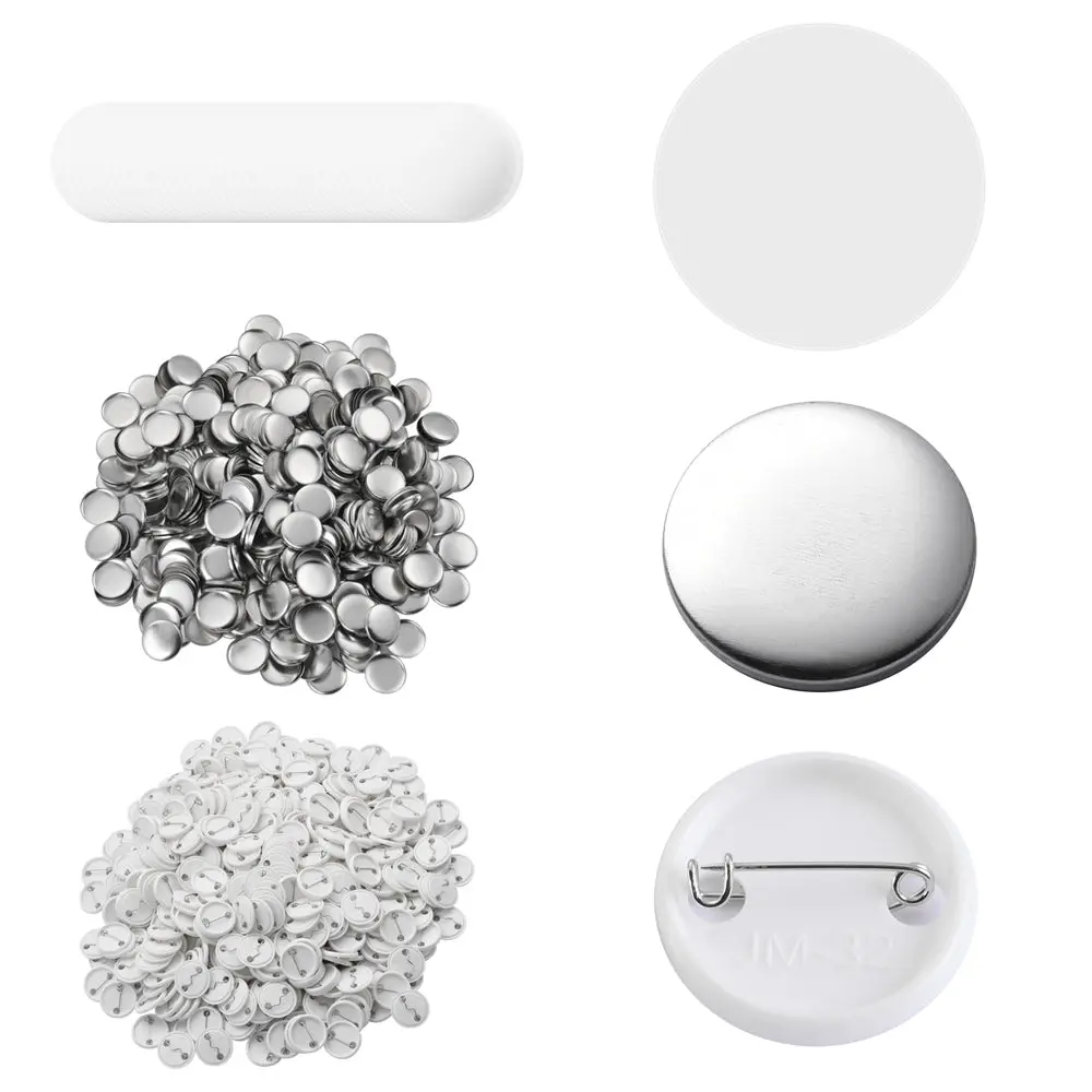 Yescom 1 1/4" Pins Parts For Backpack Badge Button Maker 500Ct/Pack 1