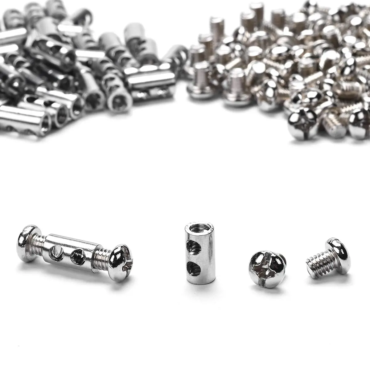 Yescom Double-Hole Wire Cable Clips With M4 Screws For 1-2Mm 60Ct. 1