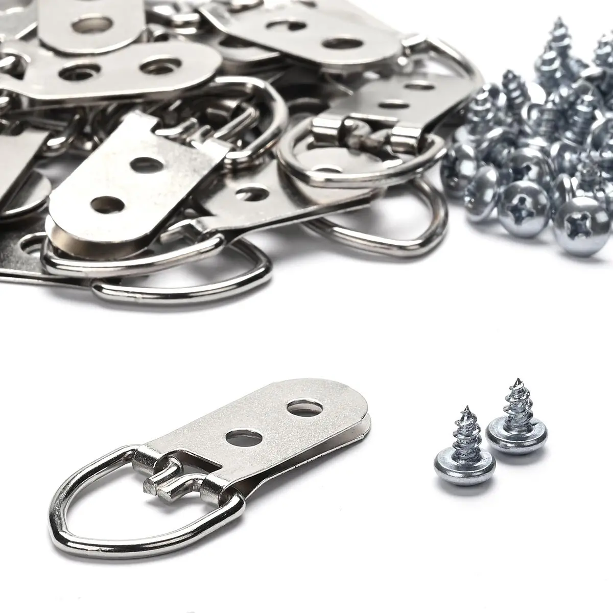 Yescom D-Ring Picture Hangers With Screws 20Ct. 1