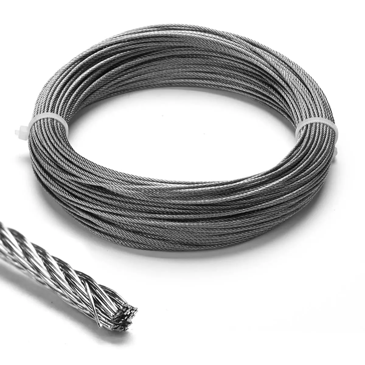 Yescom 1.5Mm Wire Rope Type 304 Stainless Steel, 7X7, 1/16"X100' 1