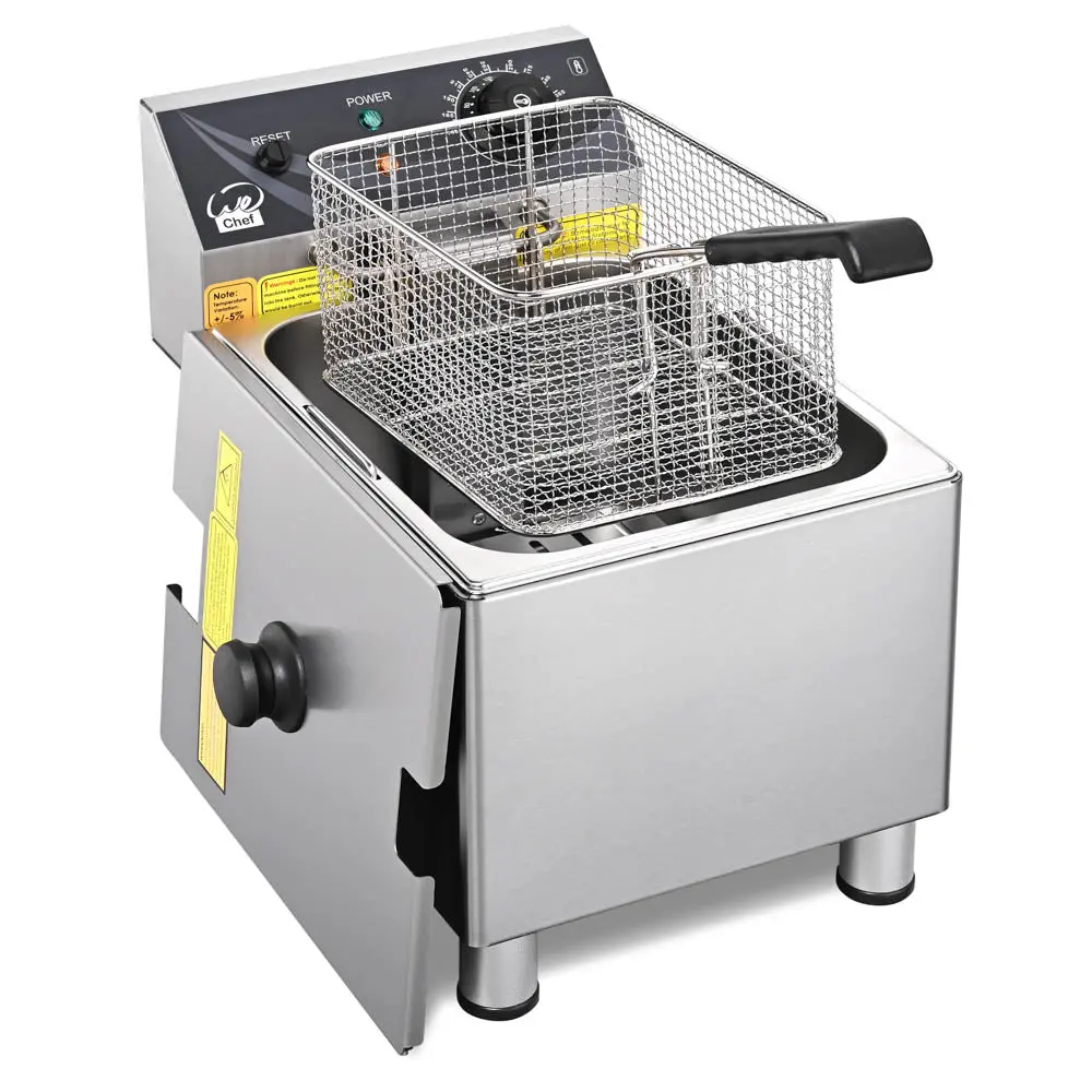 Wechef 12.7Qt Deep Fryer With Basket Stainless Steel Fish Fryer 1