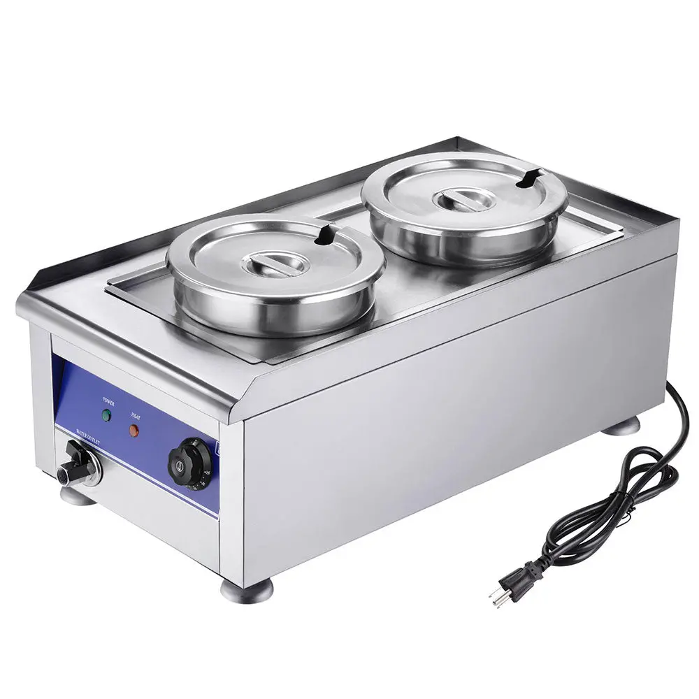 Yescom Food Warmer Water Bath Steam Table Stainless Steel 1