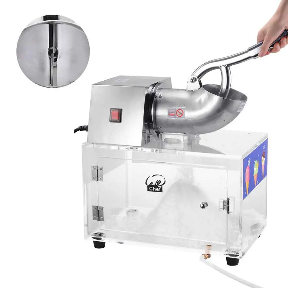 Yescom Electric Snow Cone Ice Shaver With Acrylic Case, Small 1