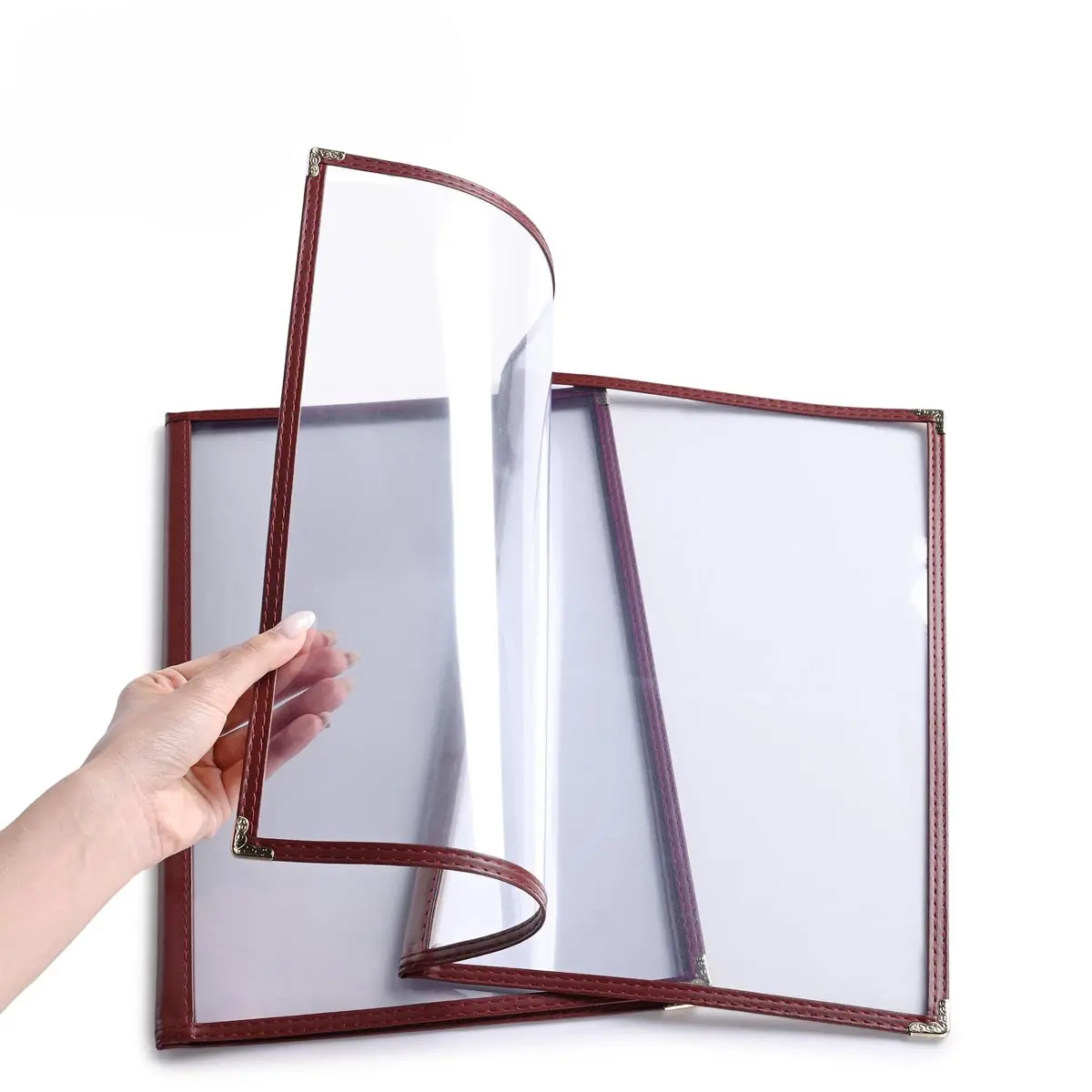 Yescom 30X Menu Covers Cafe Restaurant Red 8.5X14 1