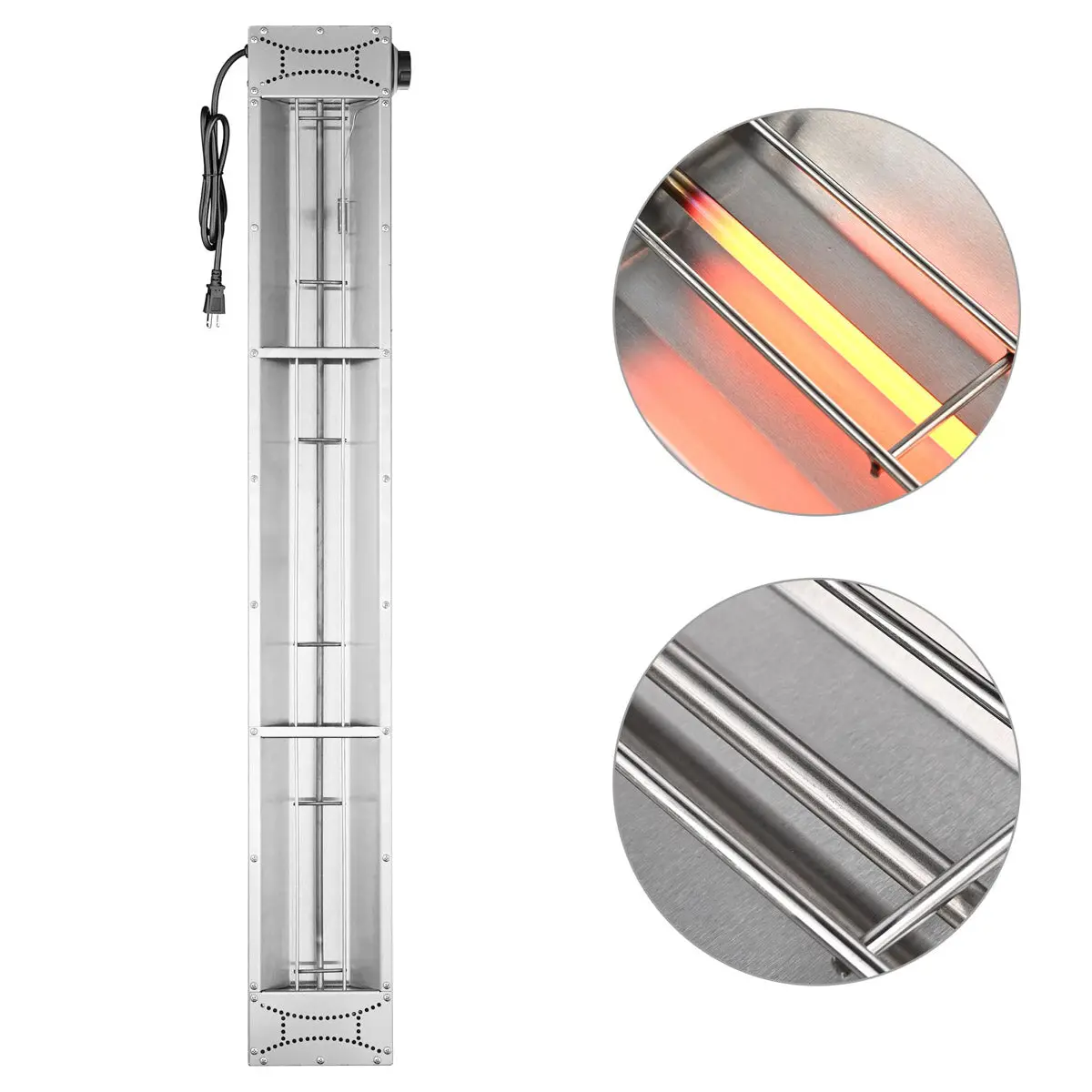 Yescom Food Warmer Overhead Heater 43 In. 1100W 2