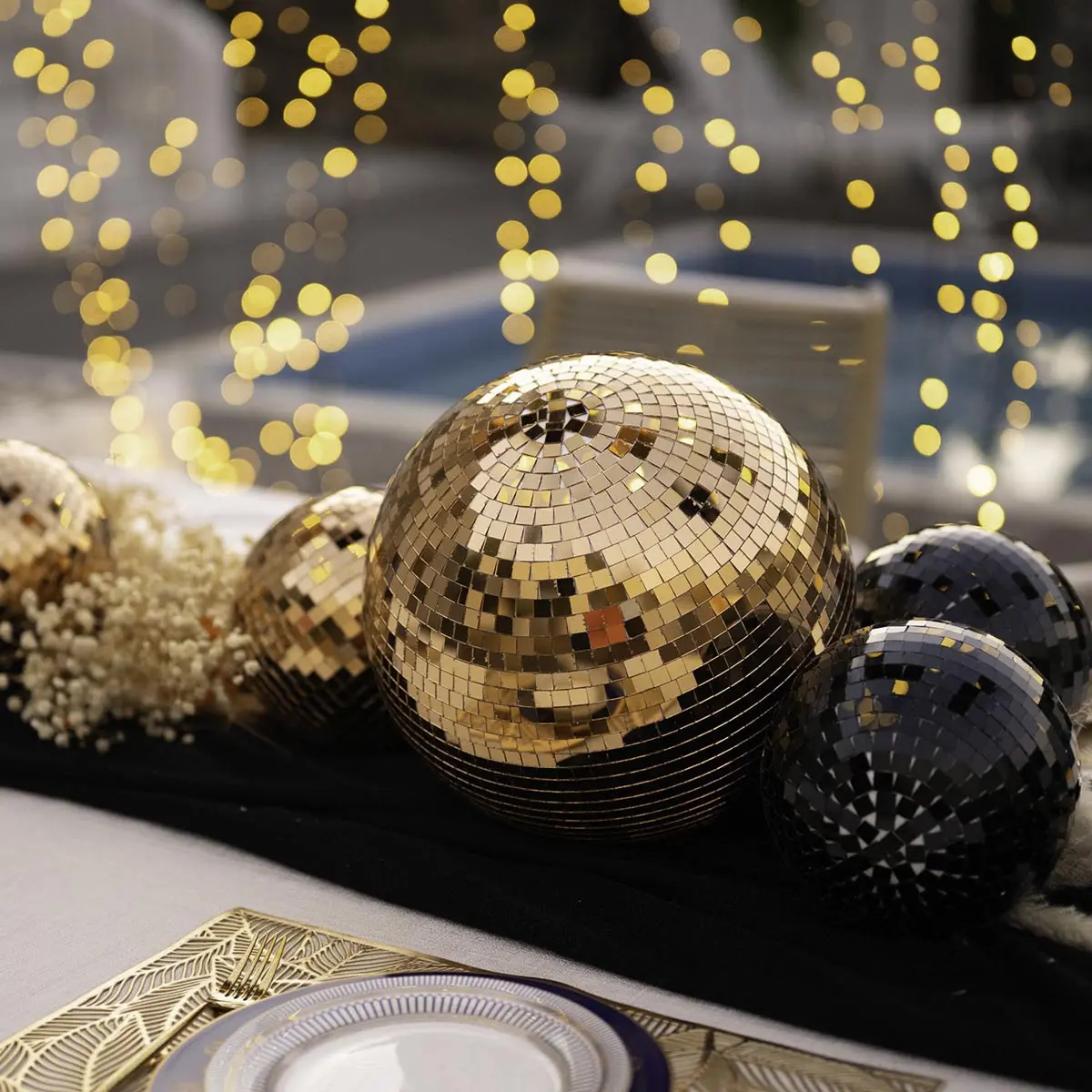 Yescom Mirror Disco Ball Party Bright Reflective Ball 1