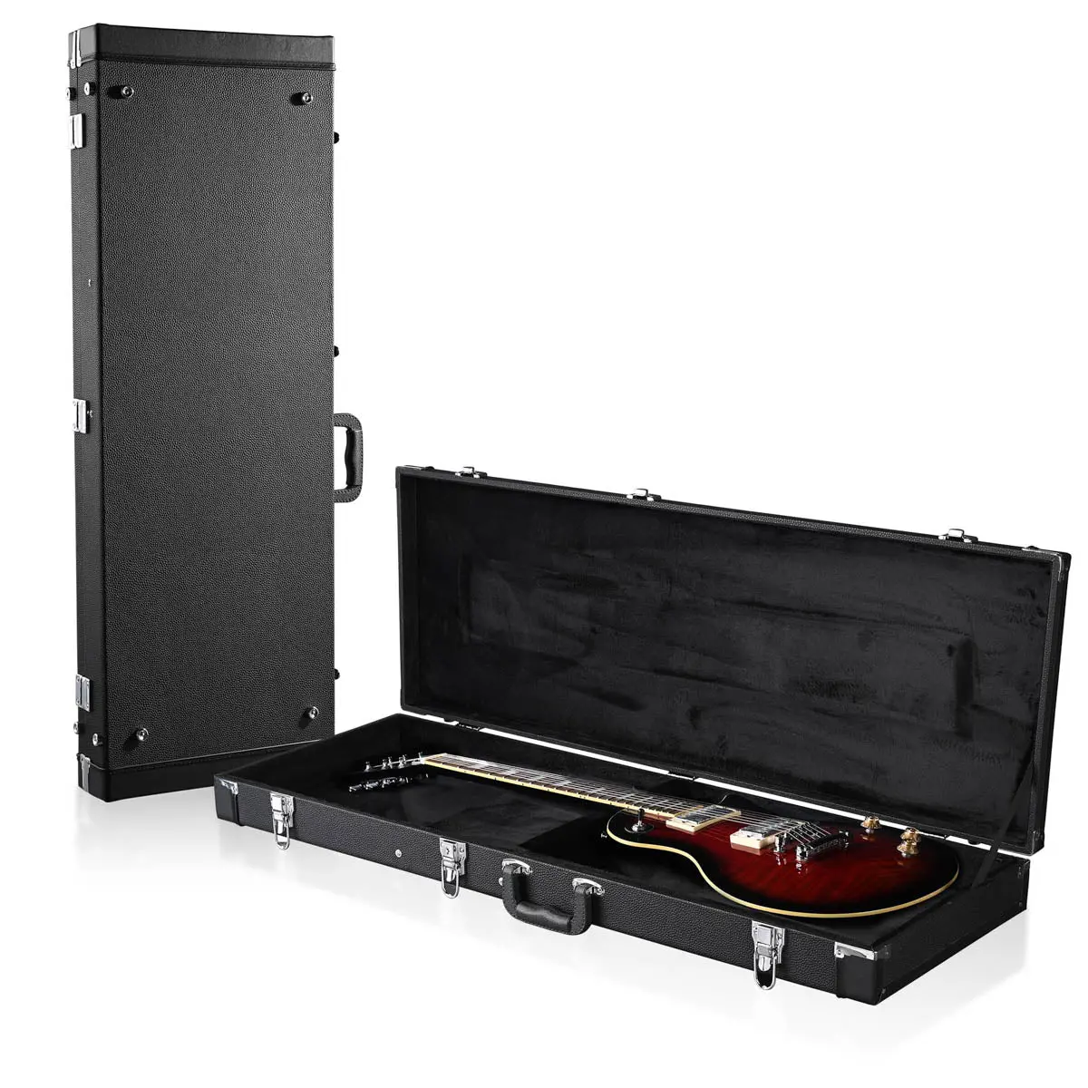 Yescom Lockable Universal Electric Guitar Hard-Shell Case 41"X14" Wooden 1