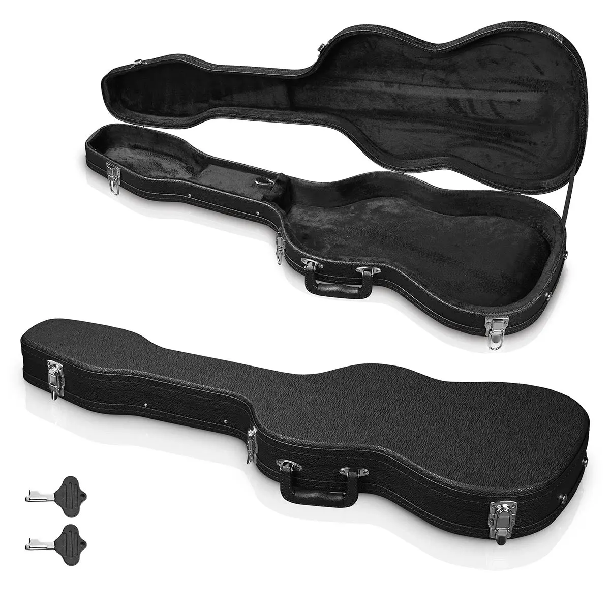 Yescom Lockable Electric Guitar Hard-Shell Case Stratocaster 1