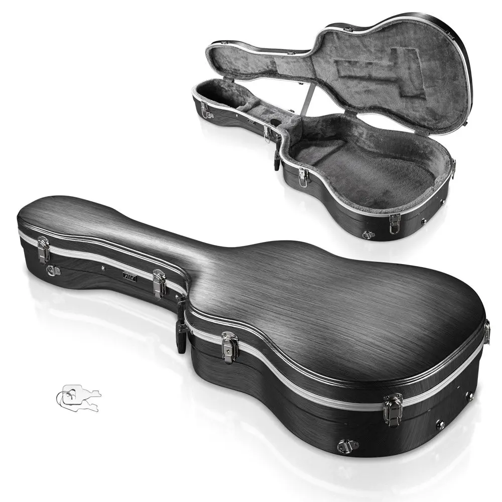 Yescom 41" Acoustic Guitar Hard Case Backpack Waterproof 1