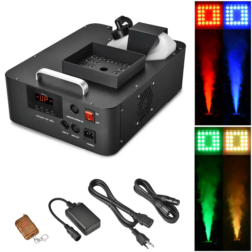 Yescom Fog Smoke Machine W/ Remote Light Dmx 20000 Cfm 1500W 1