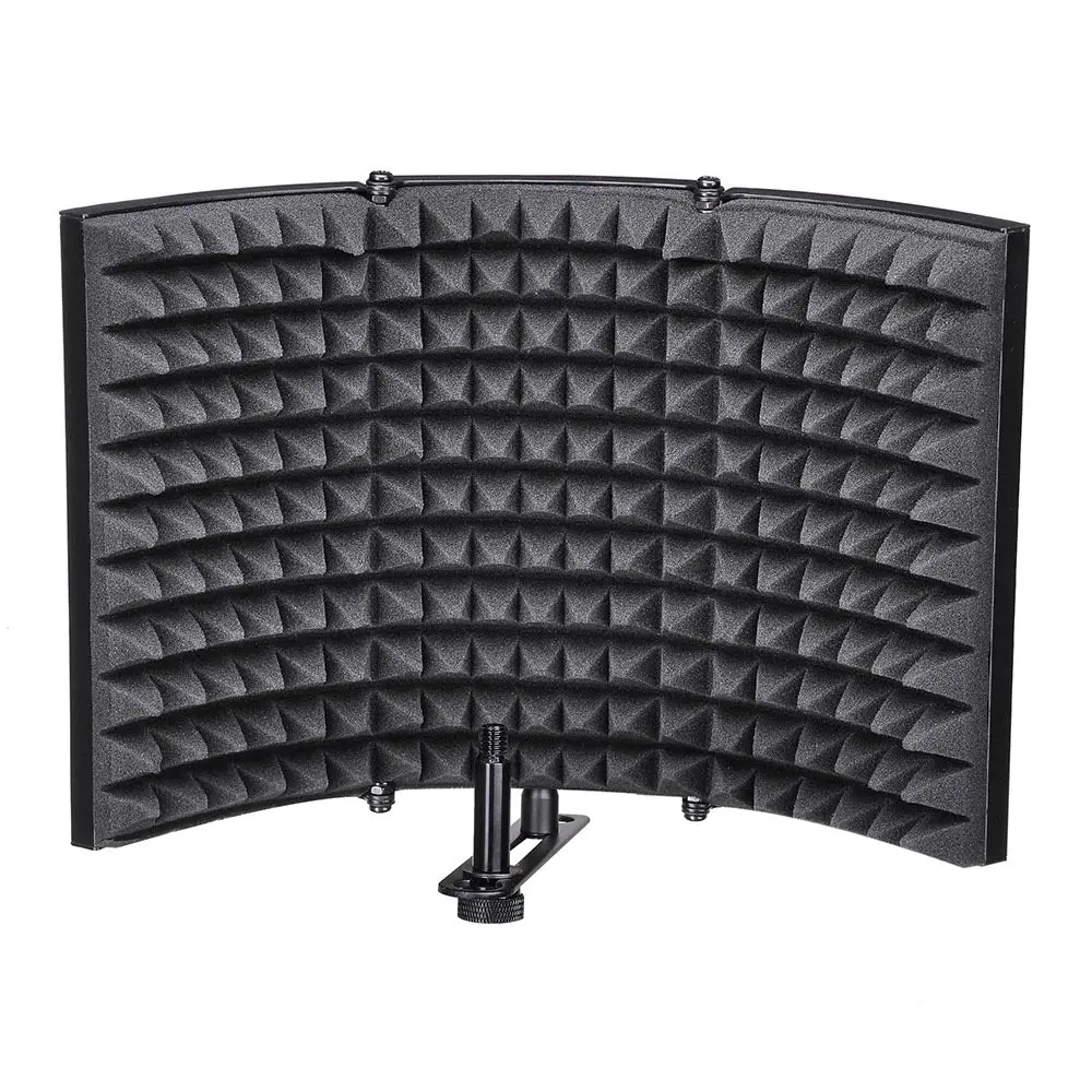 Yescom Microphone Studio Isolation Shield Sound Isolator Absorber 3-Panel 1