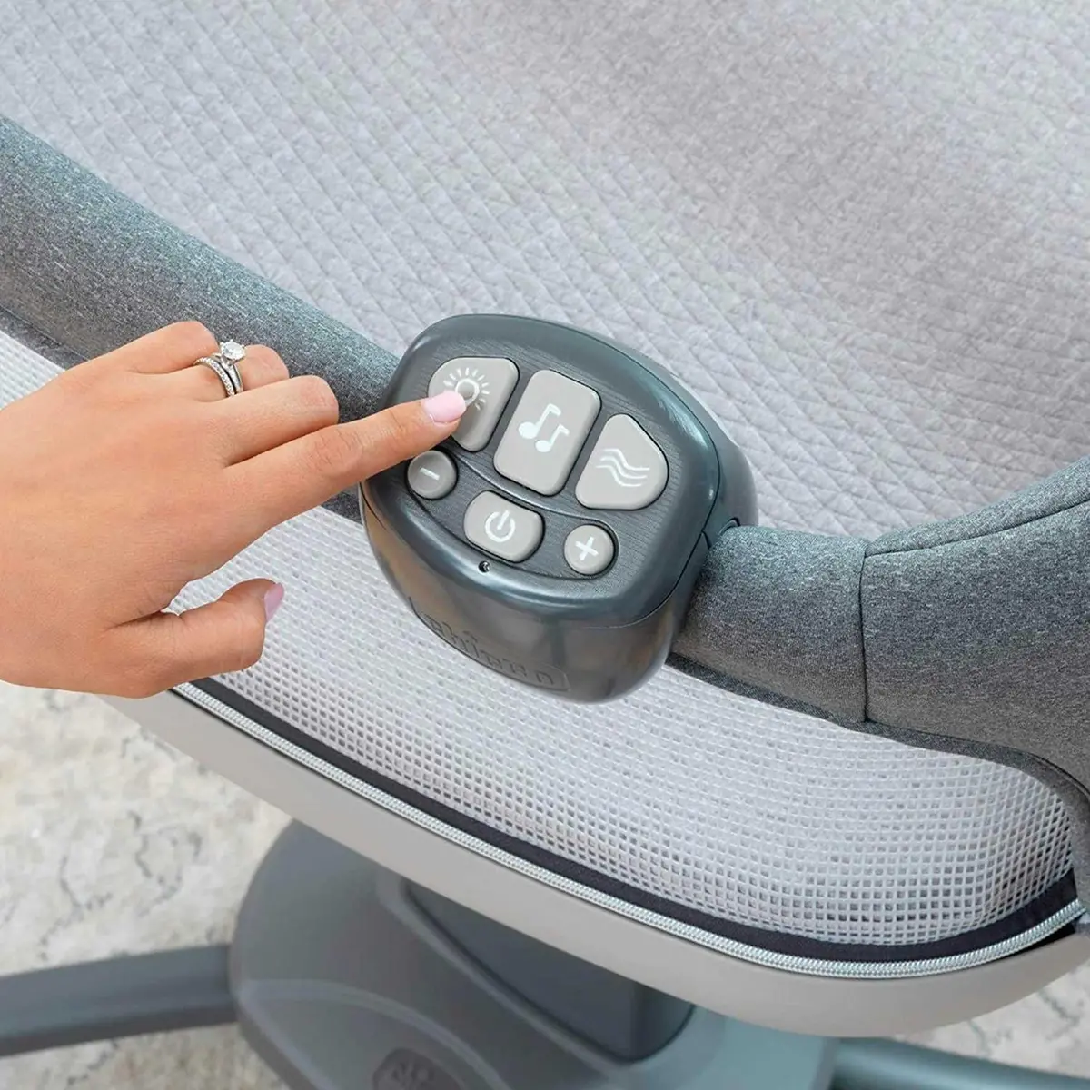 Cuna Viajera Close To You Se Bedside - Charcoal Chicco 2