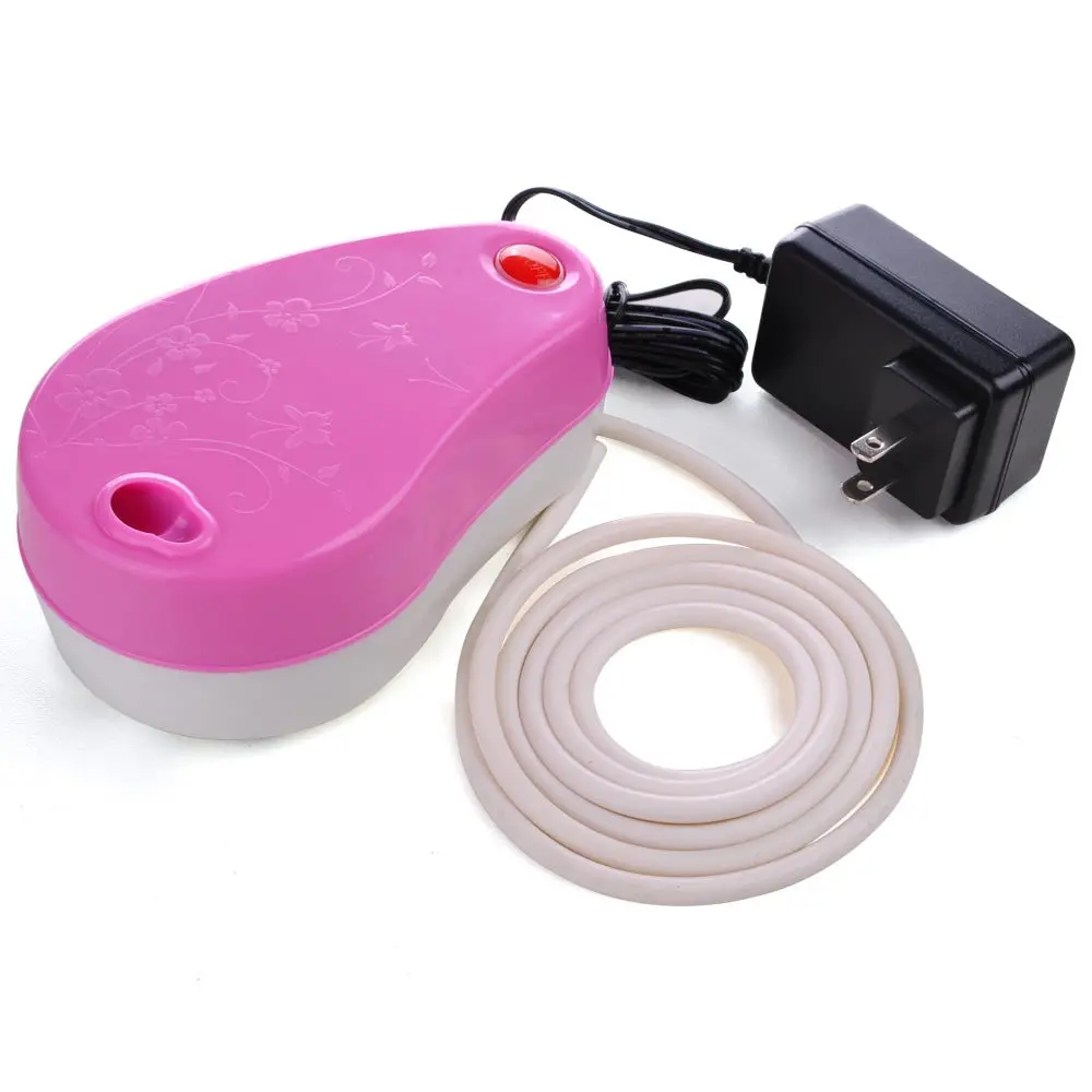 Yescom Airbrush Air Compressor W/ Built-In Holder Pink 1
