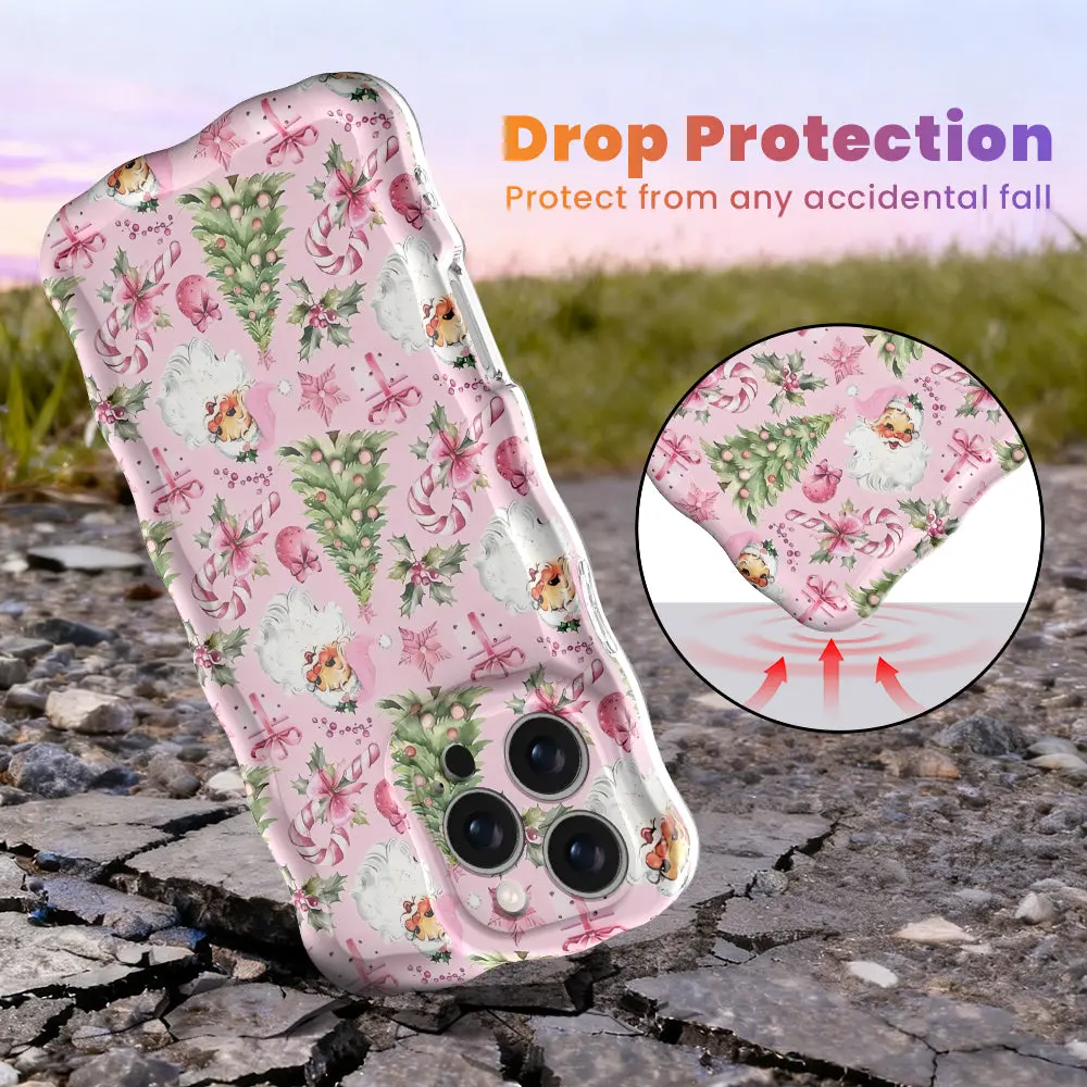 Jolly Pink Santa Wavy Luxe Magsafe Case For Iphone 5