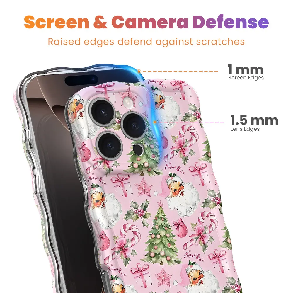 Jolly Pink Santa Wavy Luxe Magsafe Case For Iphone 6