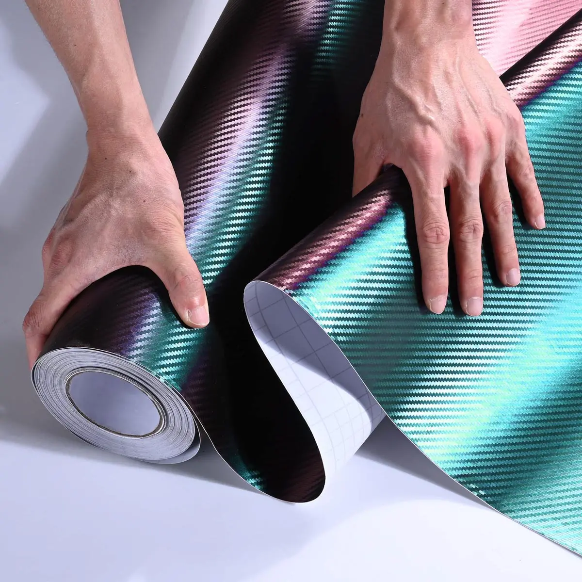Yescom Chameleon Car Wrap Purple Green Vinyl Roll (100', 50' Options) 1