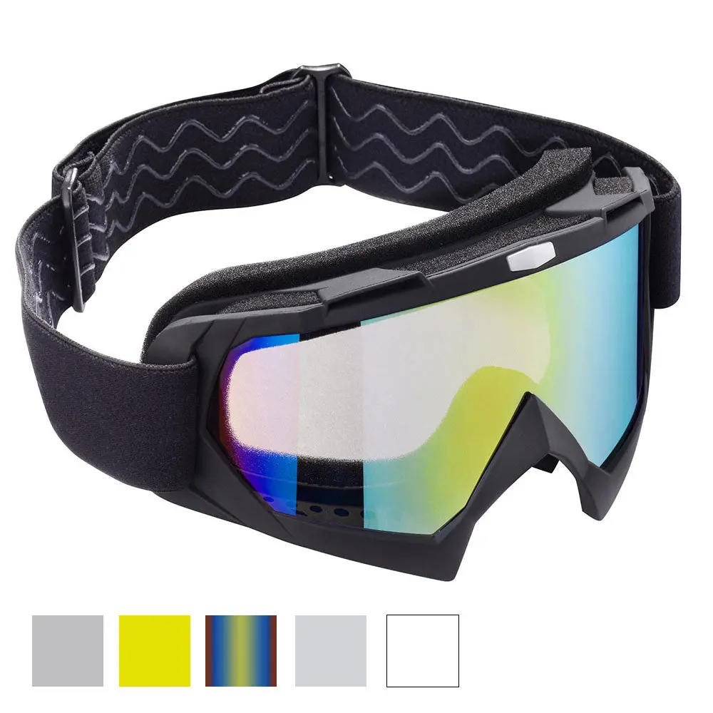 Yescom Dirt Bike Goggles Bendable Motocross Atv Riding Glasses 1