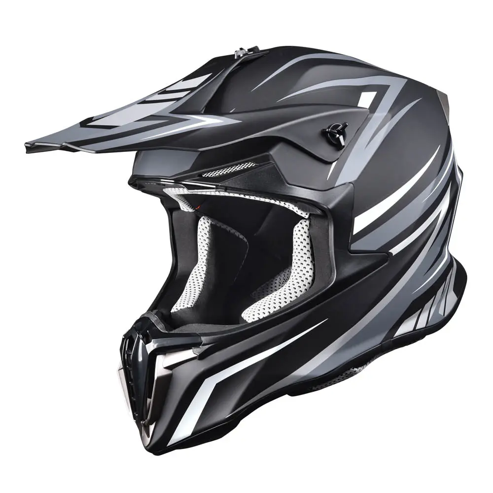 Ahr Adult Dot Off-Road Race Helmet Dirt Bike Mx Atv Black 4