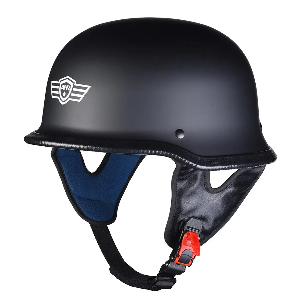 Ahr Run-G Half Helmet Motorcycle Chopper Helmet German Style Dot 5