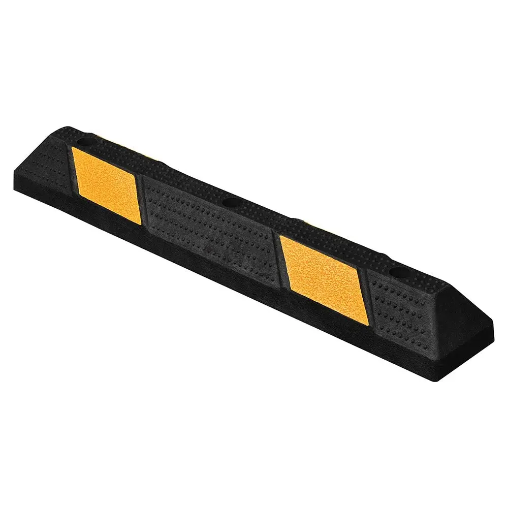 Yescom 36 In Commercial Rubber Parking Stop Block Wheel Tire Curb 1