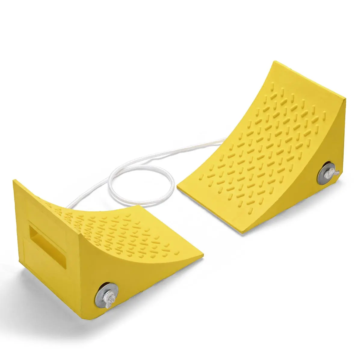 Yescom Wheel Chocks 2Ct. For 35In. Tire, 66,000Lbs Gvwr, Polyurethane (Preorder) 1