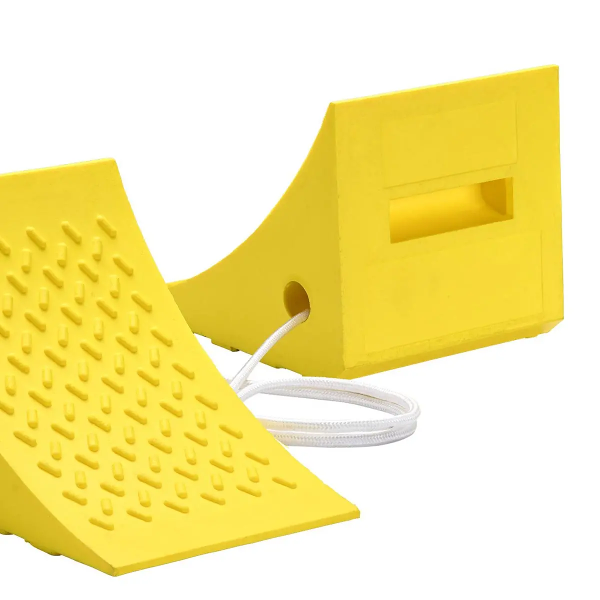 Yescom Wheel Chocks 2Ct. For 35In. Tire, 66,000Lbs Gvwr, Polyurethane (Preorder) 2