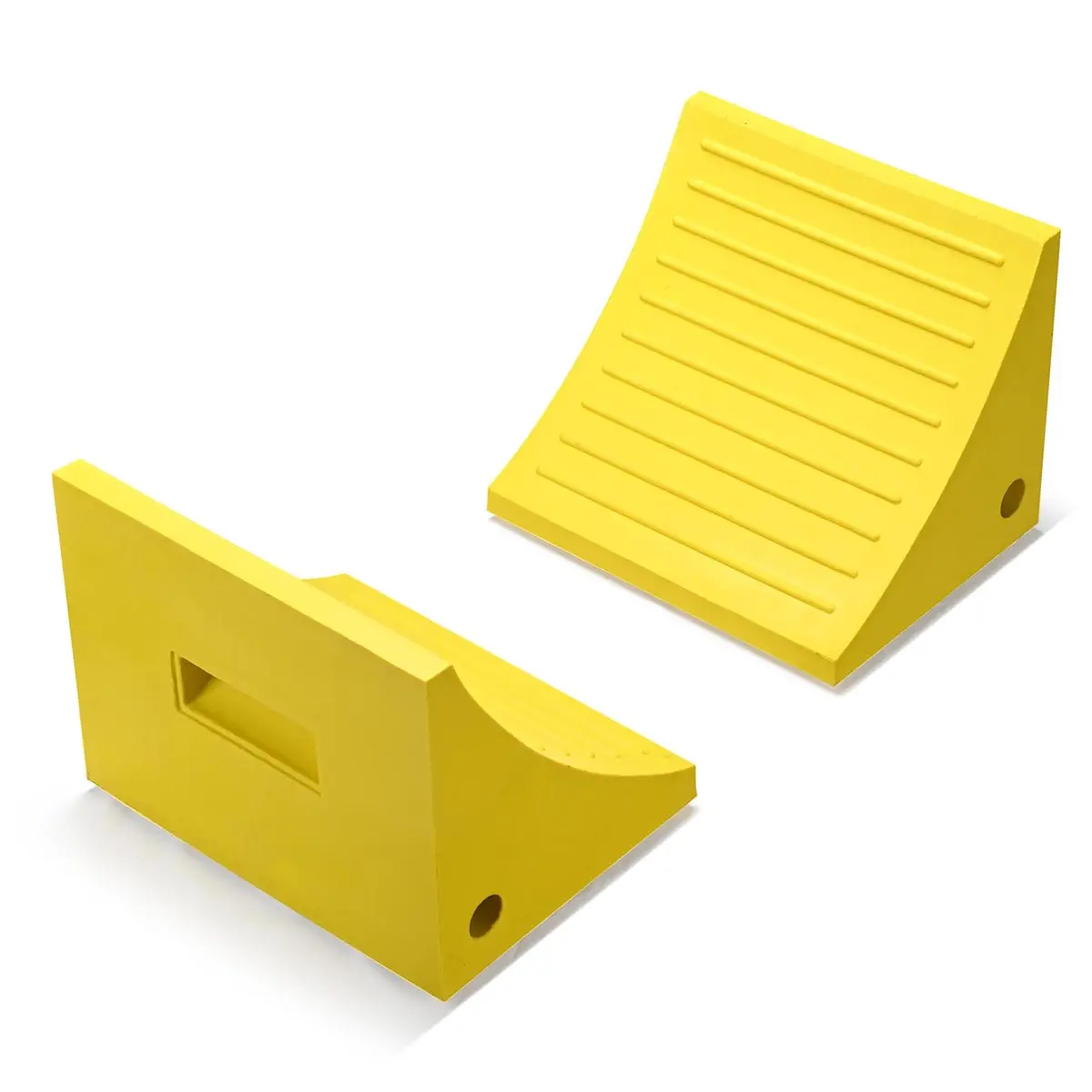Yescom Wheel Chocks 2Ct. For 50In. Tire, 198,400Lbs Gvwr, Polyurethane (Preorder) 1