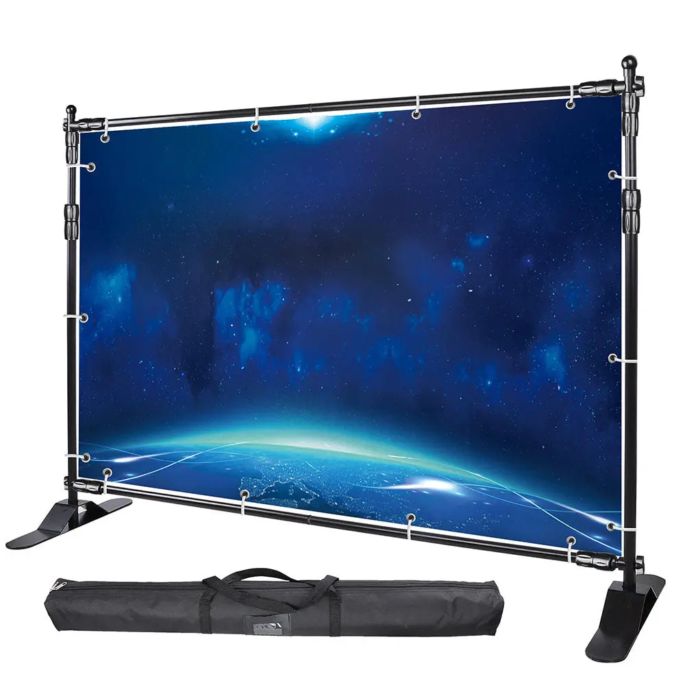 Yescom 8Ft Portable Exhibition Jumbo Banner Backdrop Stand 1