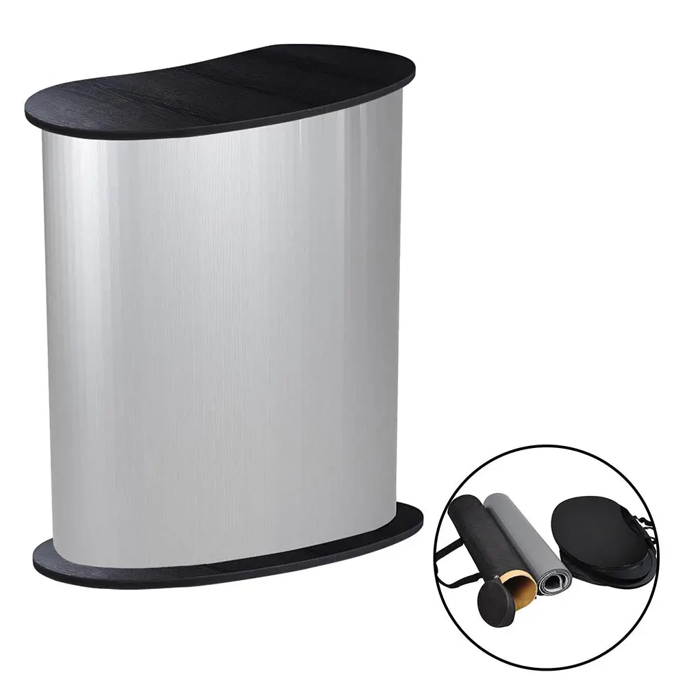 Yescom Trade Show Display Podium Table Counter Stand Black 1