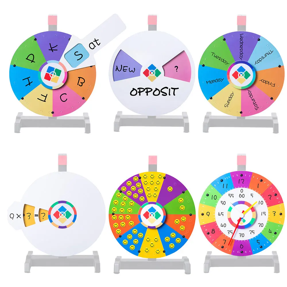 Winspin Teachers' Choice Allin1 Wheel Ideas Package,12" 2