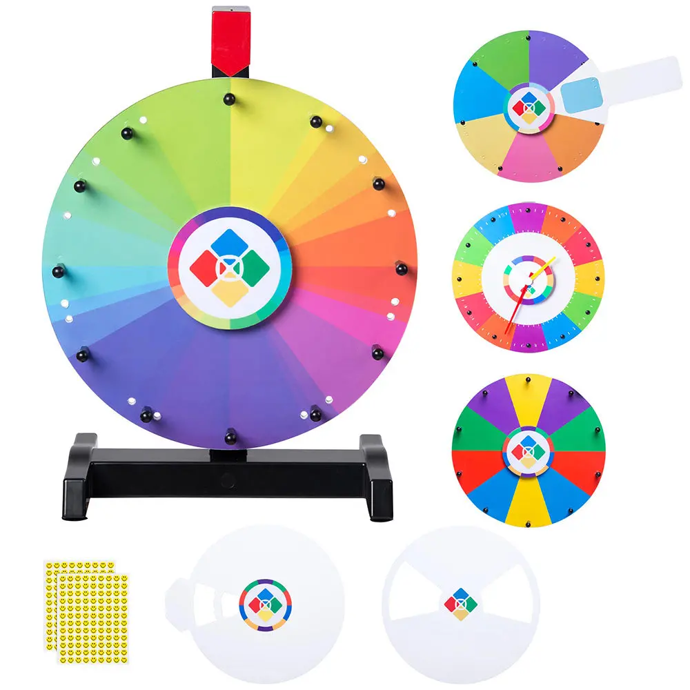 Winspin 12" Tabletop Prize Wheel Teachers' Choice All In 1, 26-Slot 1