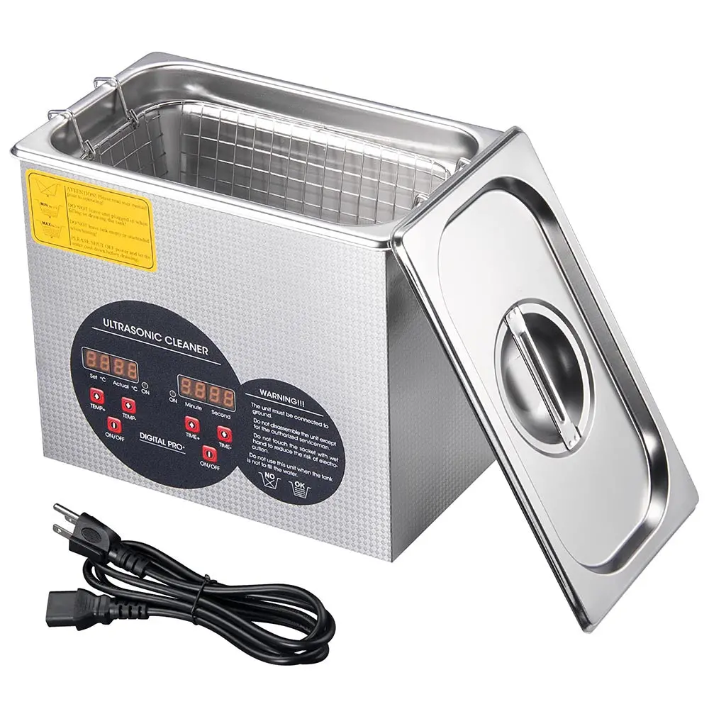 Yescom 3L Stainless Steel Digital Ultrasonic Cleaner Machine 1