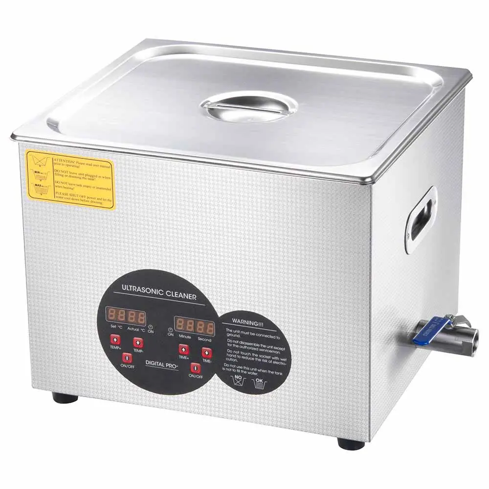 Yescom 15L Stainless Steel Digital Ultrasonic Cleaner Machine 1